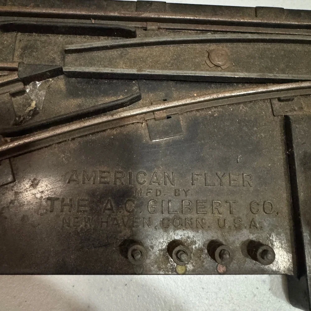 American Flyer S Gauge Track Lot 59 AC Gilbert Vintage Train Accessories Black